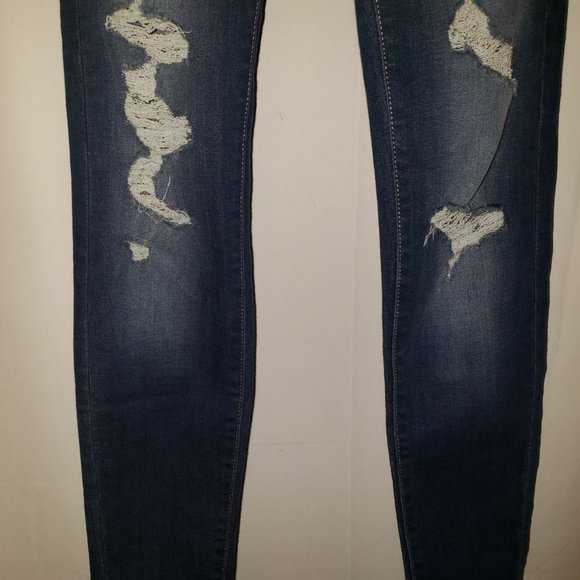 SO Low Rise Ankle Jean Dark Wash - Picture 6 of 11